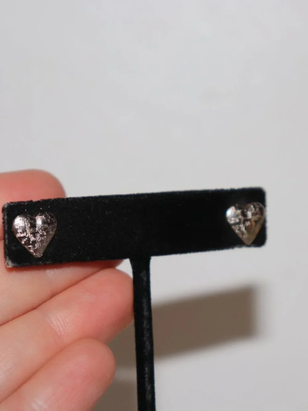 Vintage silver etched