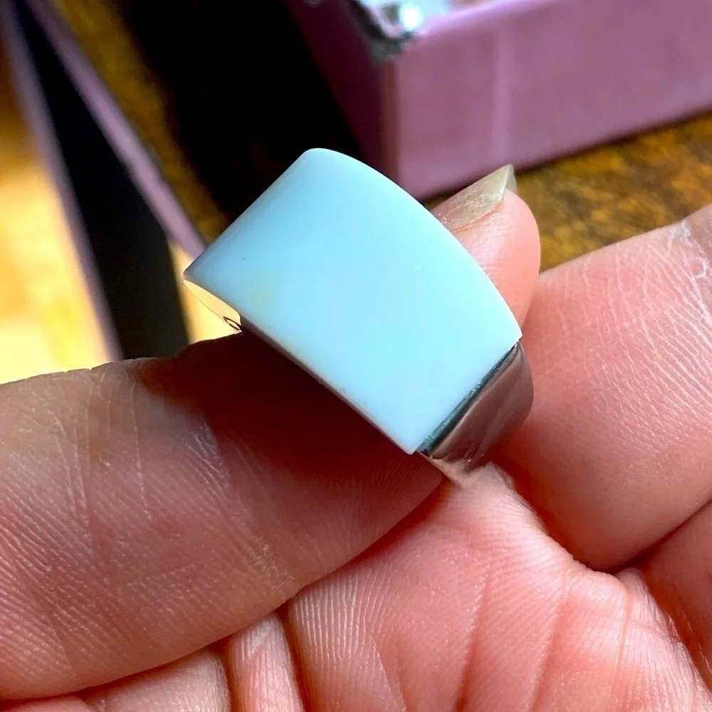 White Wearable Tech Ring
