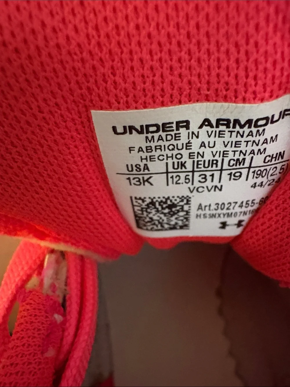 Under Armour durable kids