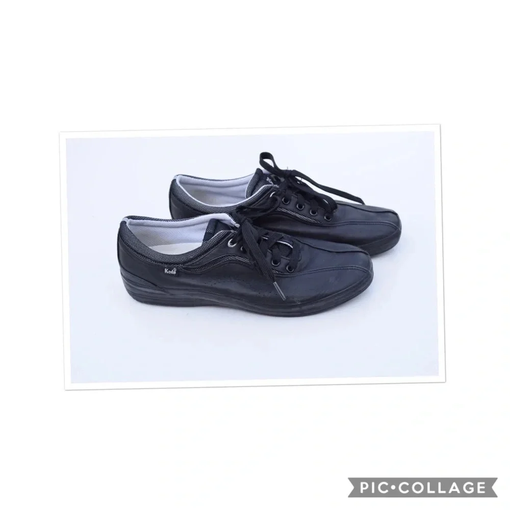 Keds laced up
