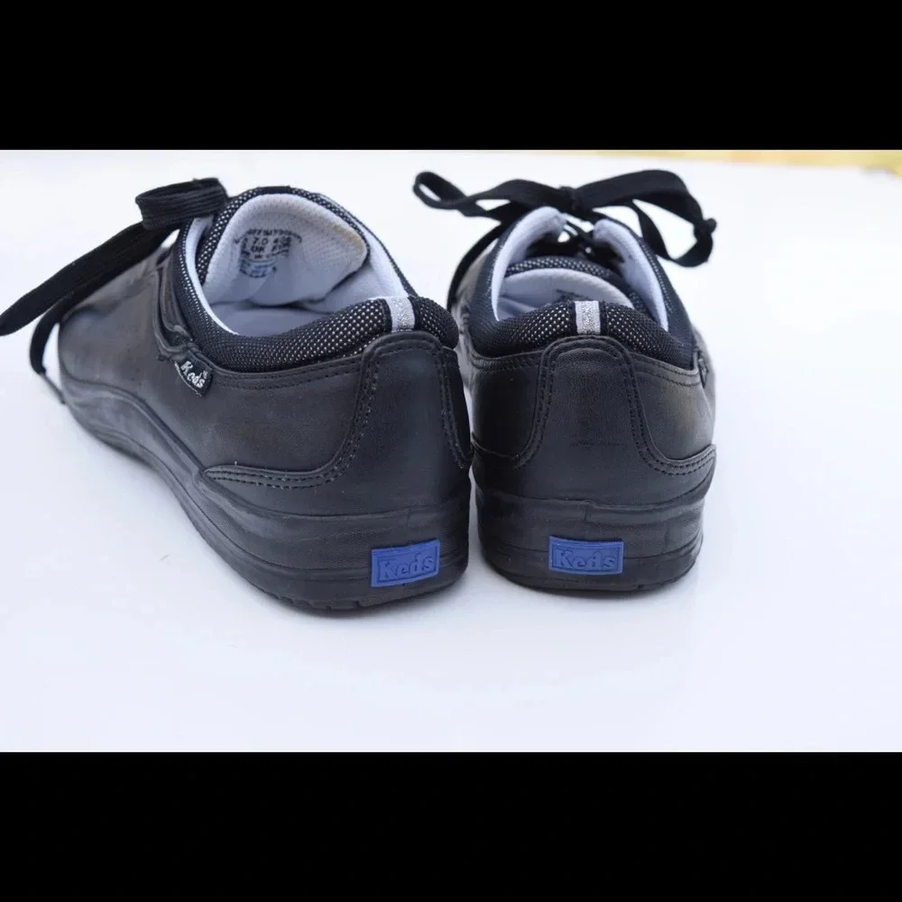 Keds laced up