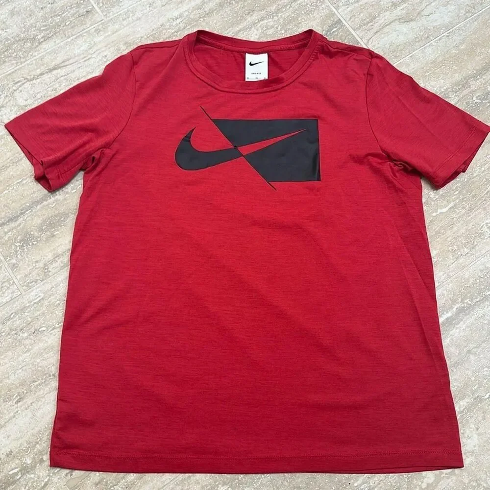 Nike Red and Black T-shirt