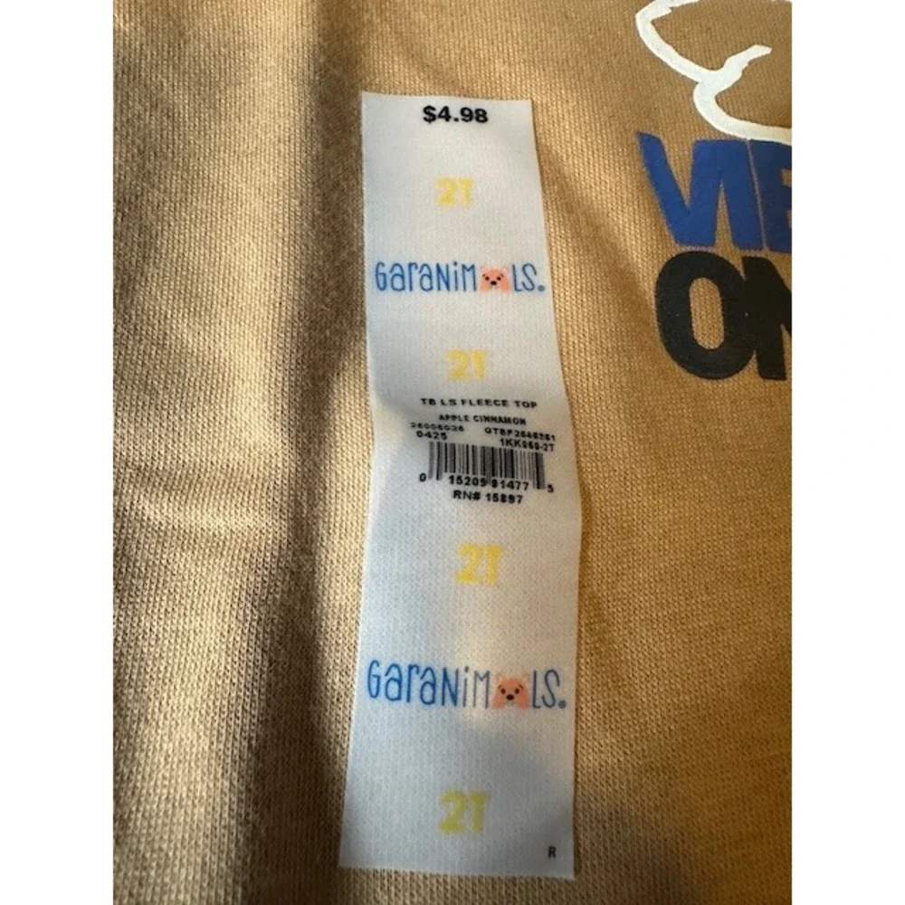Garanimals neckline long