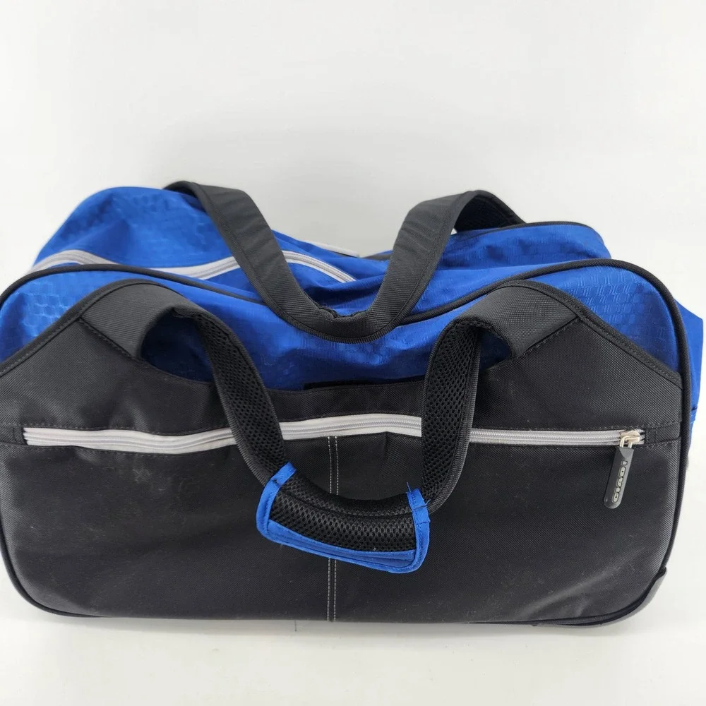 CIAO Rolling Duffel Bag 22 Inch Blue Black Wheeled Carry‎ On Travel Luggage