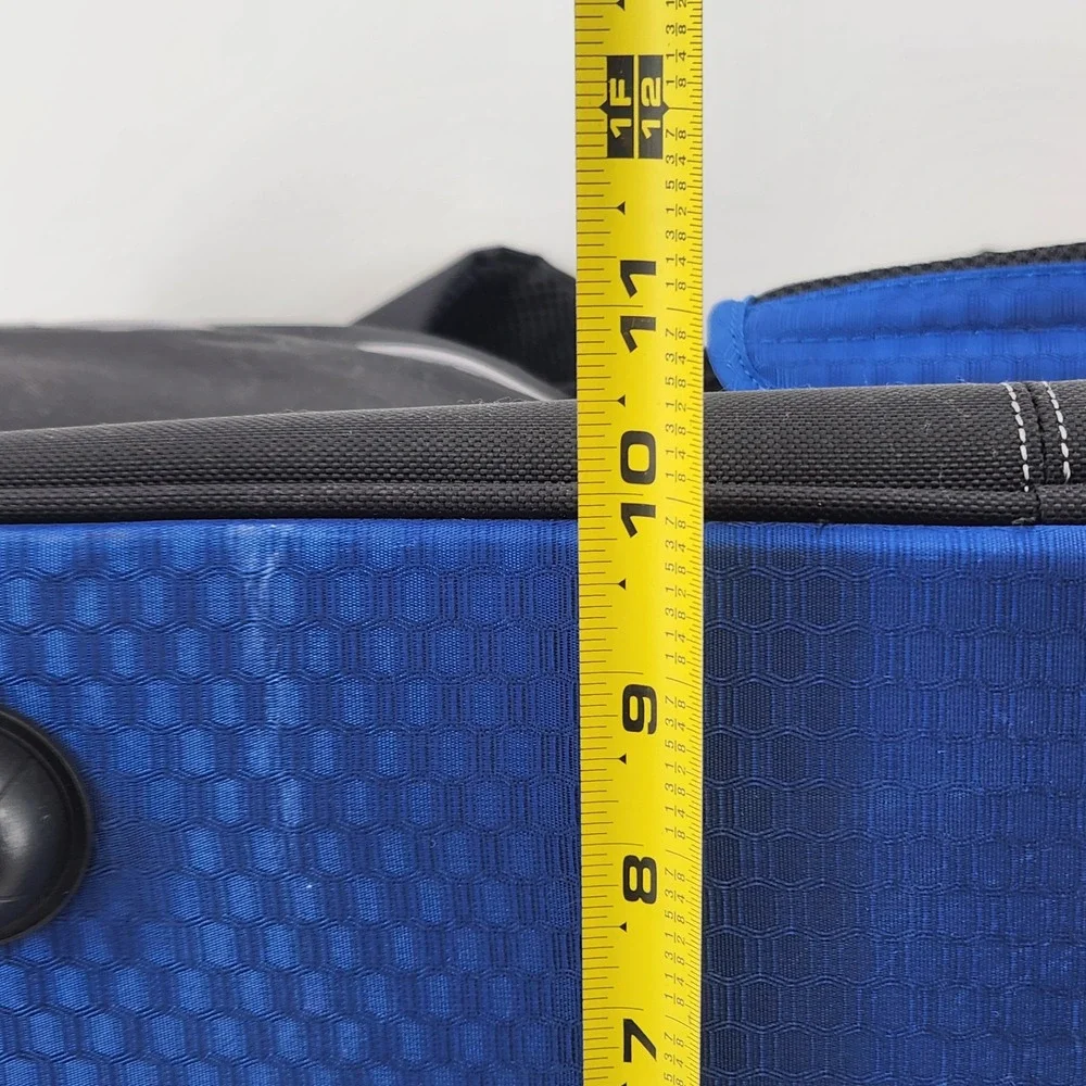 CIAO Rolling Duffel Bag 22 Inch Blue Black Wheeled Carry‎ On Travel Luggage