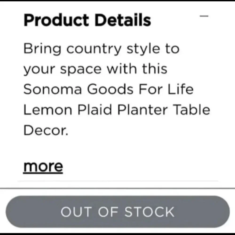 Sonoma bnwt lemon
