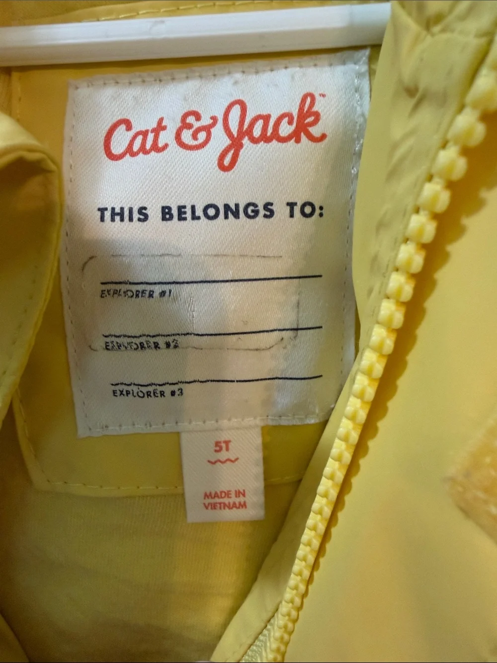 Cat & Jack waterproof yellow