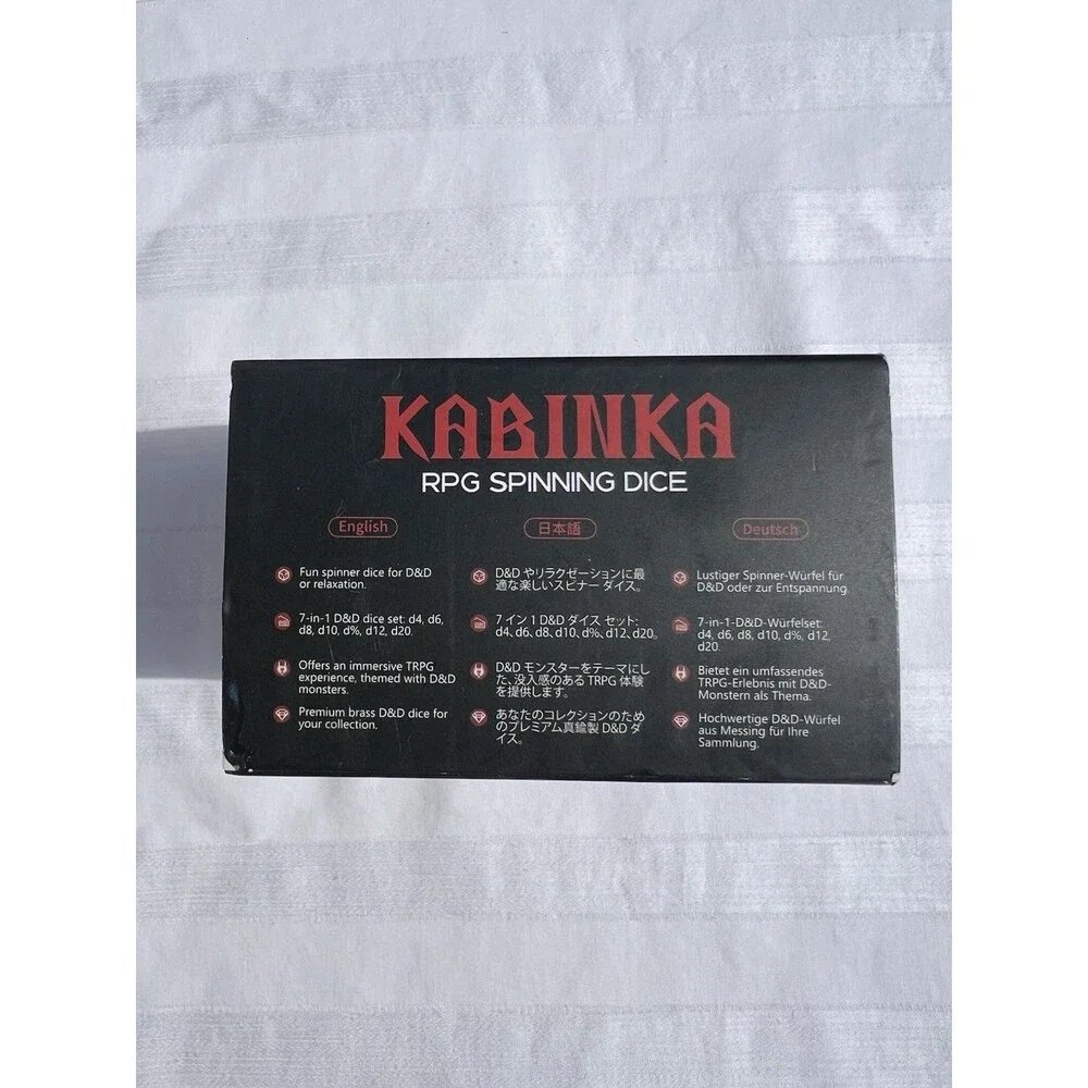 Kabinka spinner dice