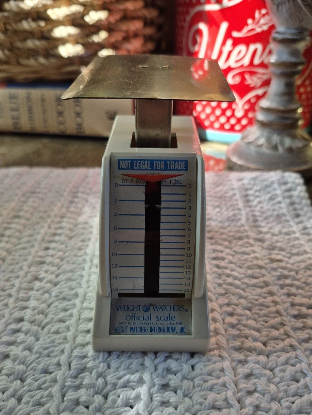 ❤️‍🔥 Vintage Small Weight Watchers Food Scale 1968 Works