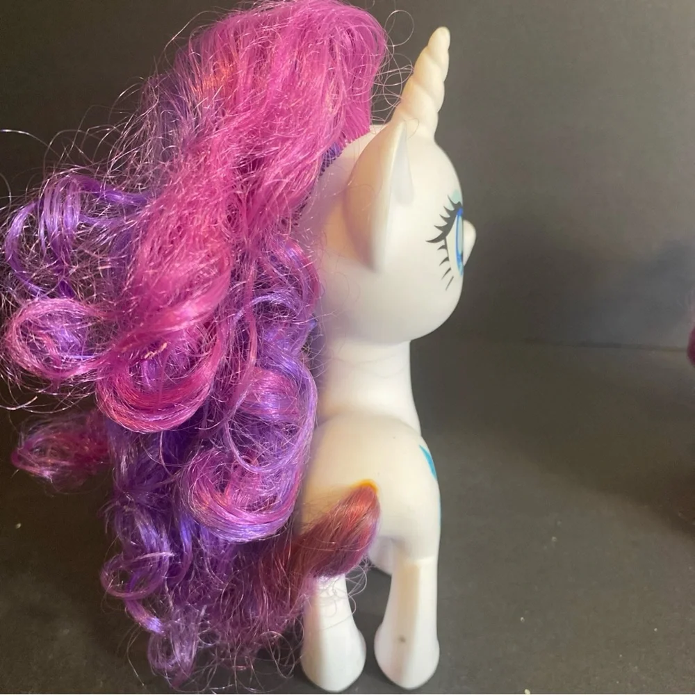 2016 My‎ Little Pony Rarity Purple Unicorn Brushable Hair 6” Toy Hasbro 4th Gen