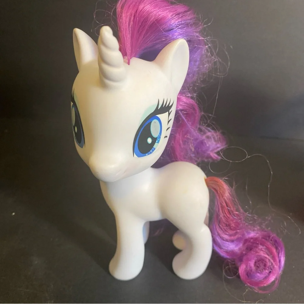 2016 My‎ Little Pony Rarity Purple Unicorn Brushable Hair 6” Toy Hasbro 4th Gen