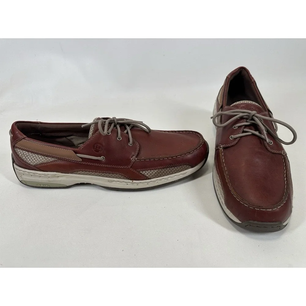Dunham Men's Captain Brown Boat Shoes MCN410BR Size 16 D‎