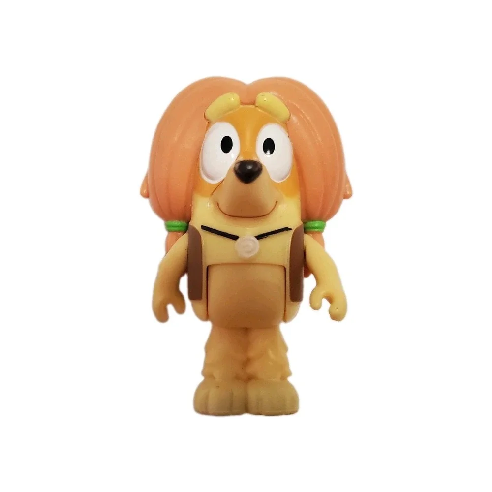 Bluey Friend Indy Afghan Hound Pigtails Vest Dog Hippie Replacement Figure
