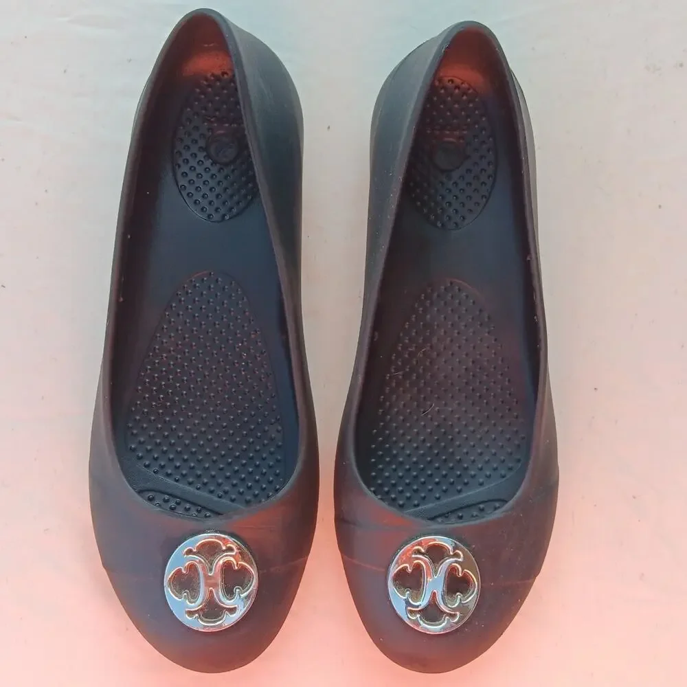Crocs Ballet Flats Navy Women's Size 7
