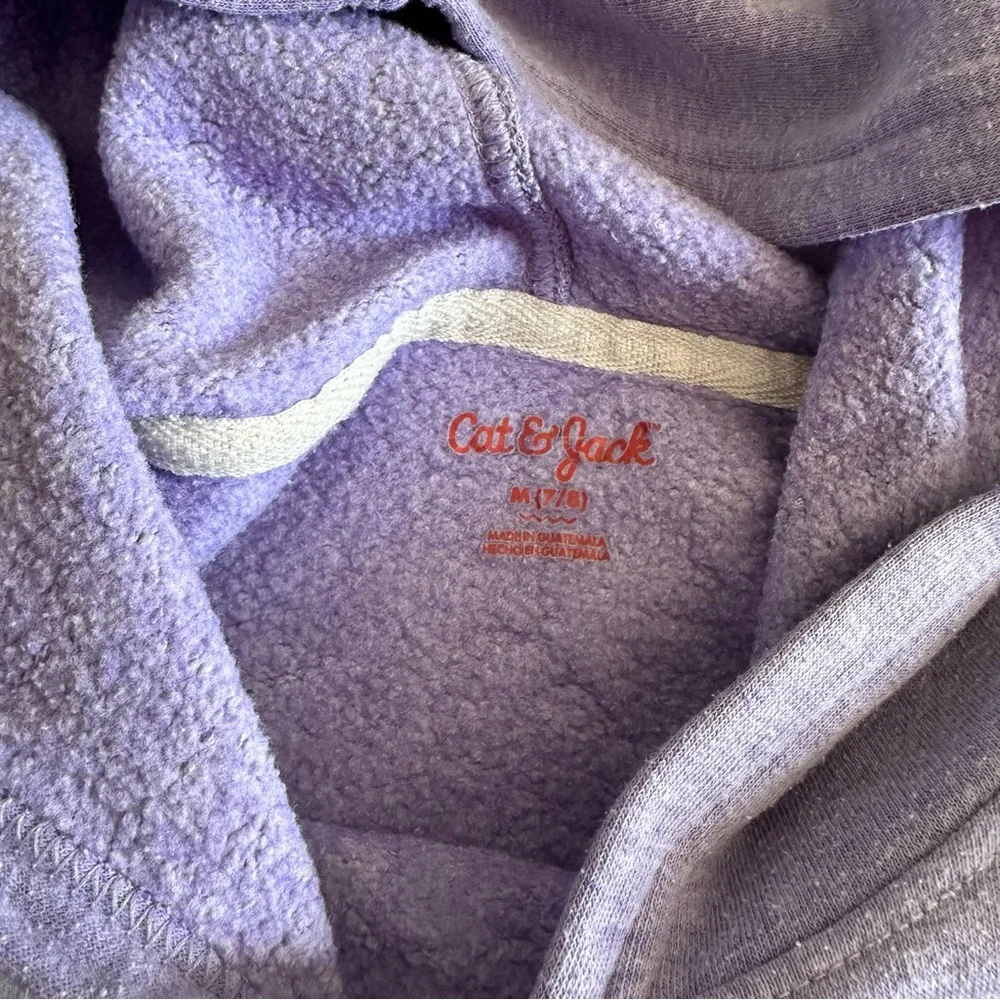 Cat & Jack purple hooded