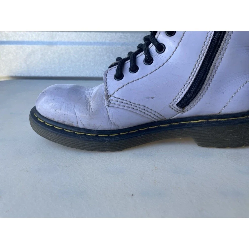 Dr. Martens purple solid