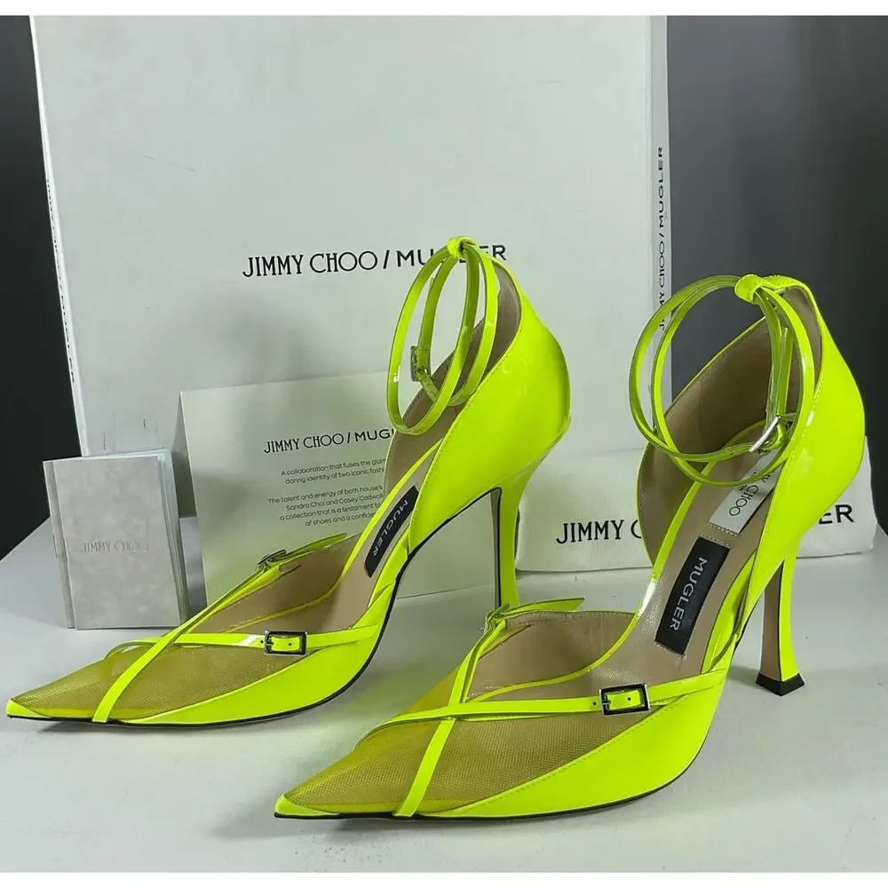 Jimmy Choo neon yellow
