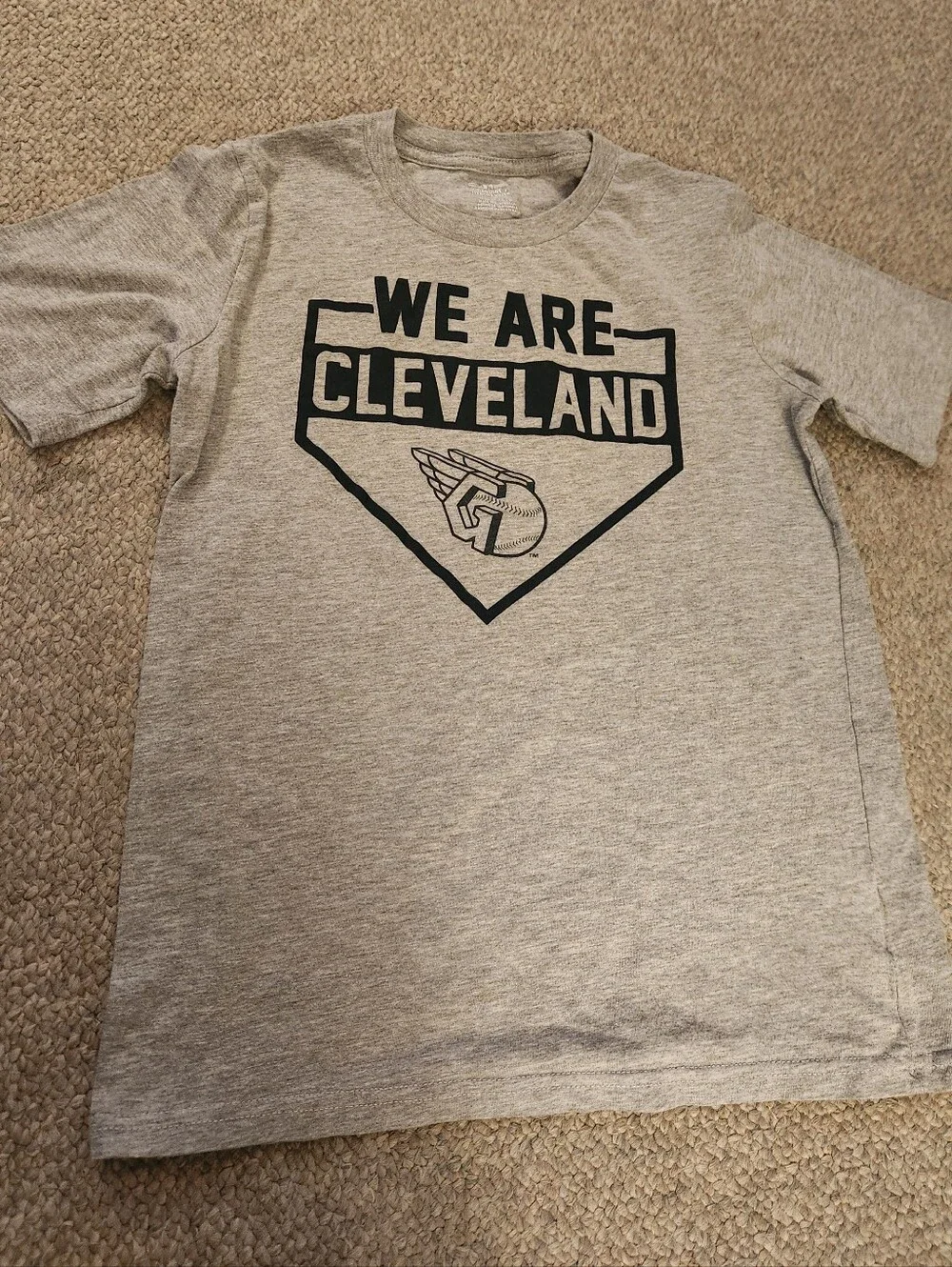 Kids' Cleveland Guardians Gray T-Shirt