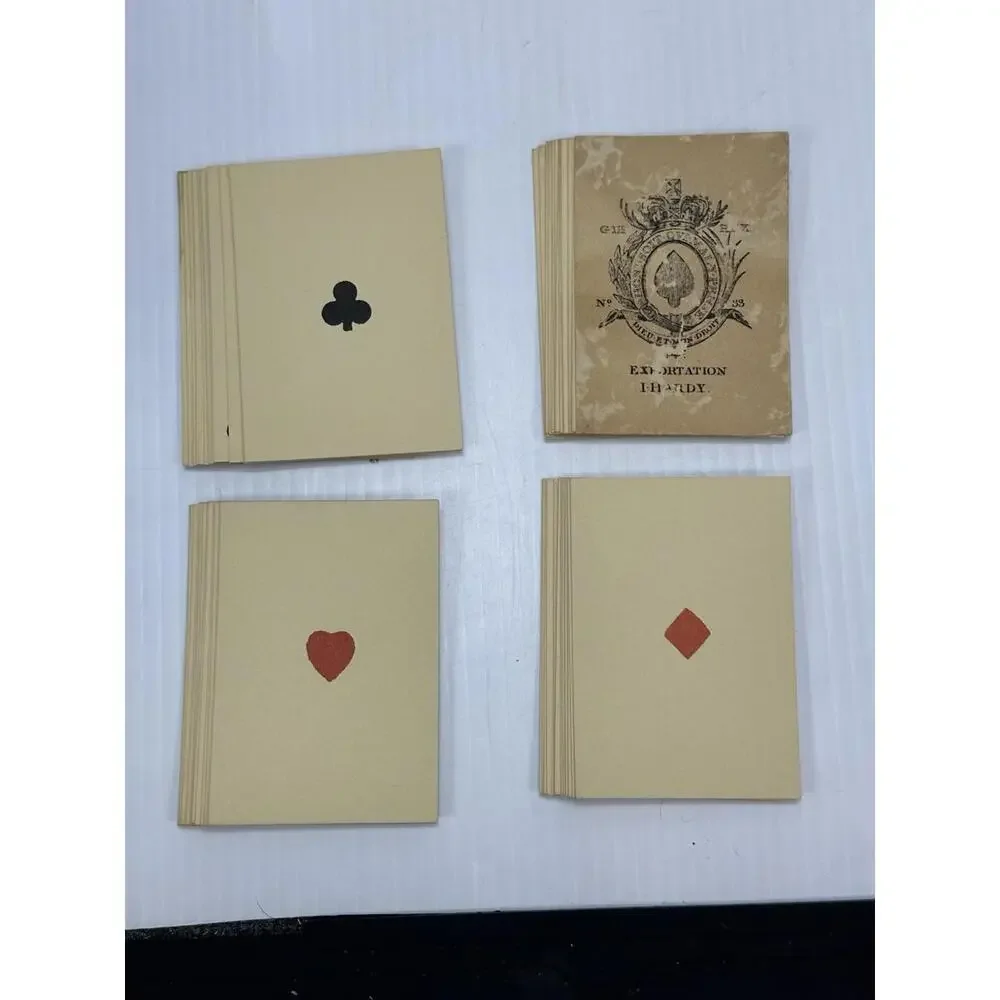 VINTAGE I. HARDY CARD MAKER TO‎ HIS MAJESTY GREAT MOGUL PLAYING CARDS FACSIMILE
