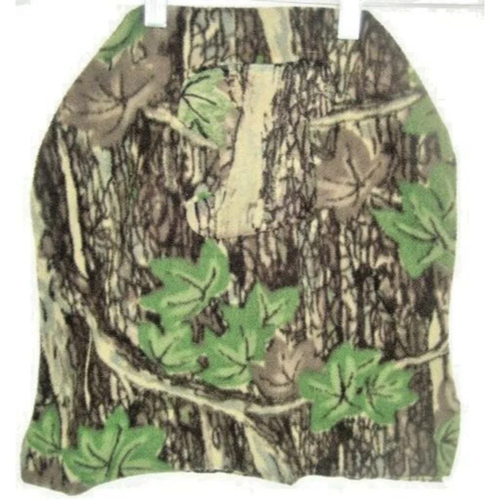 Mens Cabelas Woodland Camo Hooded Gaiter Dickie Face Mask sz L/XL