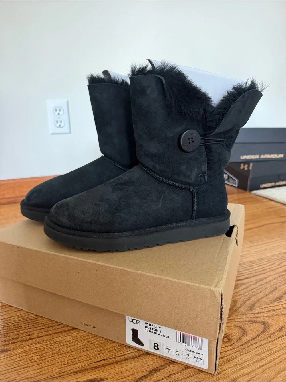 UGG black suede