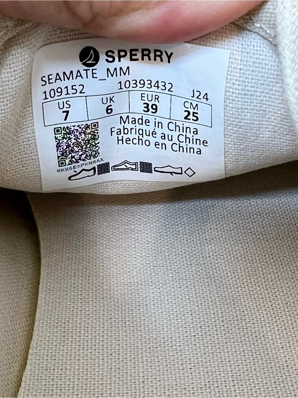 Sperry boat top
