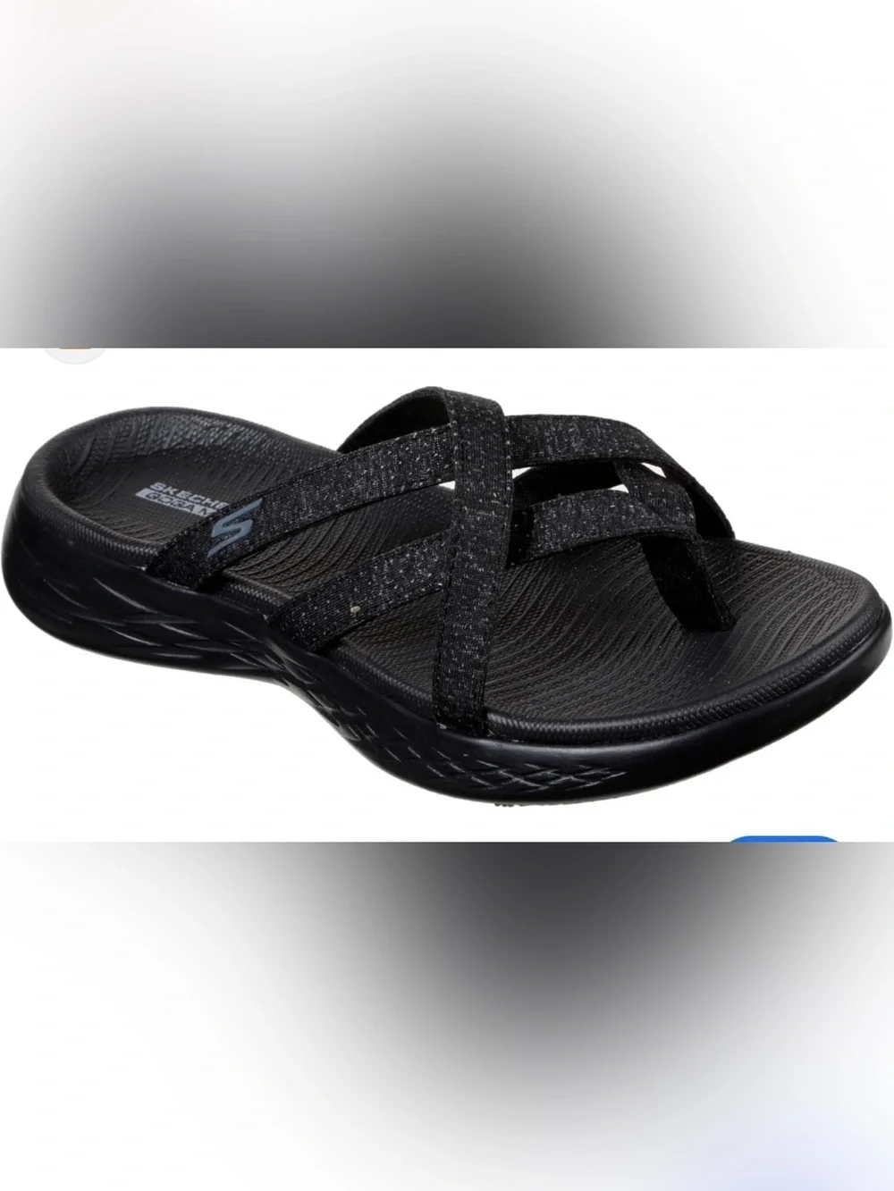 Black Women's Strappy Comfort Sandal
