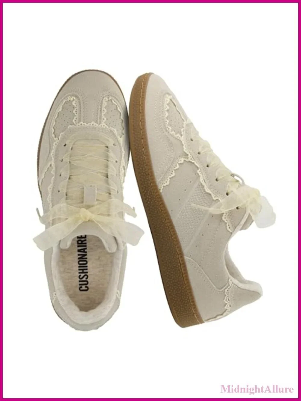 Faux Leather Lace Up Sneakers Women's Cushioned Athletic Casual Shoes