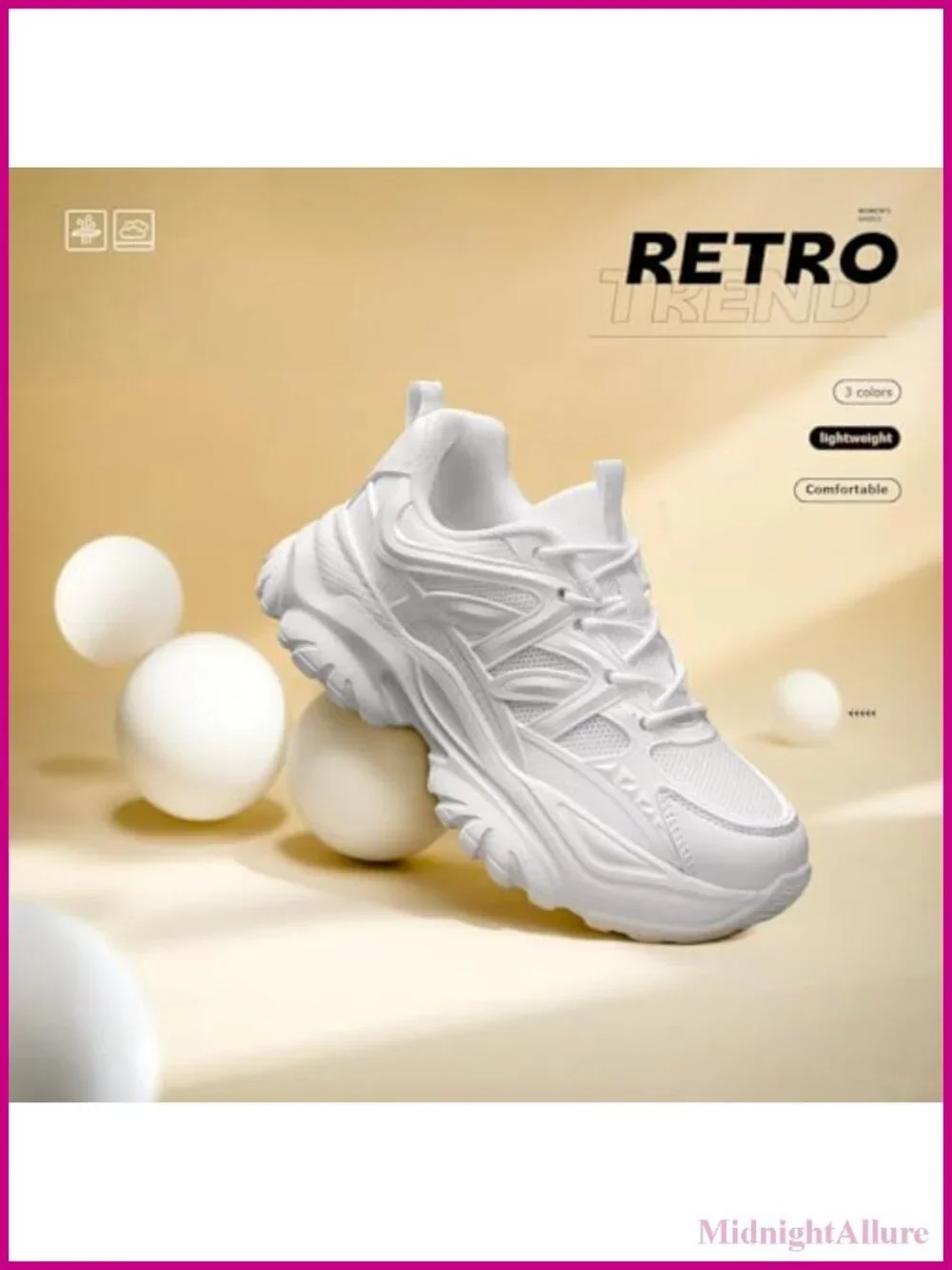 Women's Running Shoes Non Slip Walking Fashion Athletic Chunky Sneakers Work