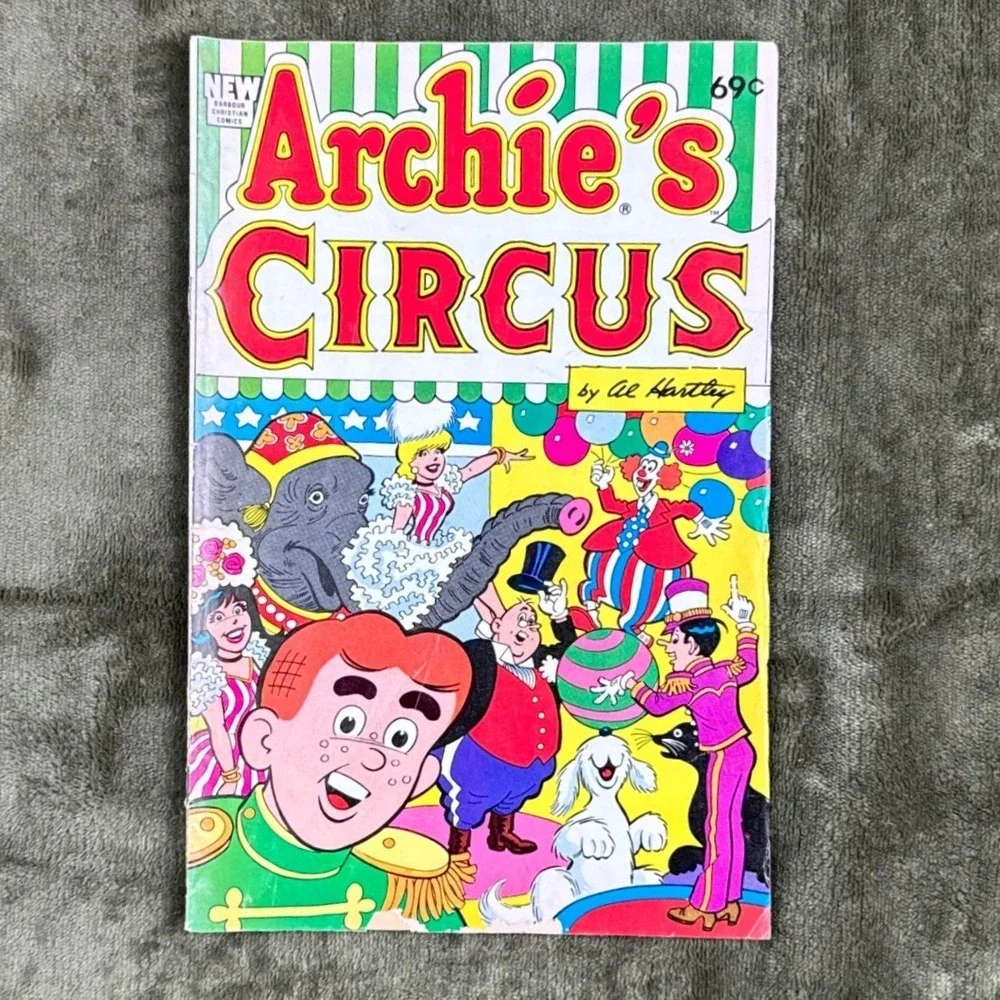 Archie's Circus Comic Book Al Hartley Barbour‎ Christian Comics Vintage 69c 1989