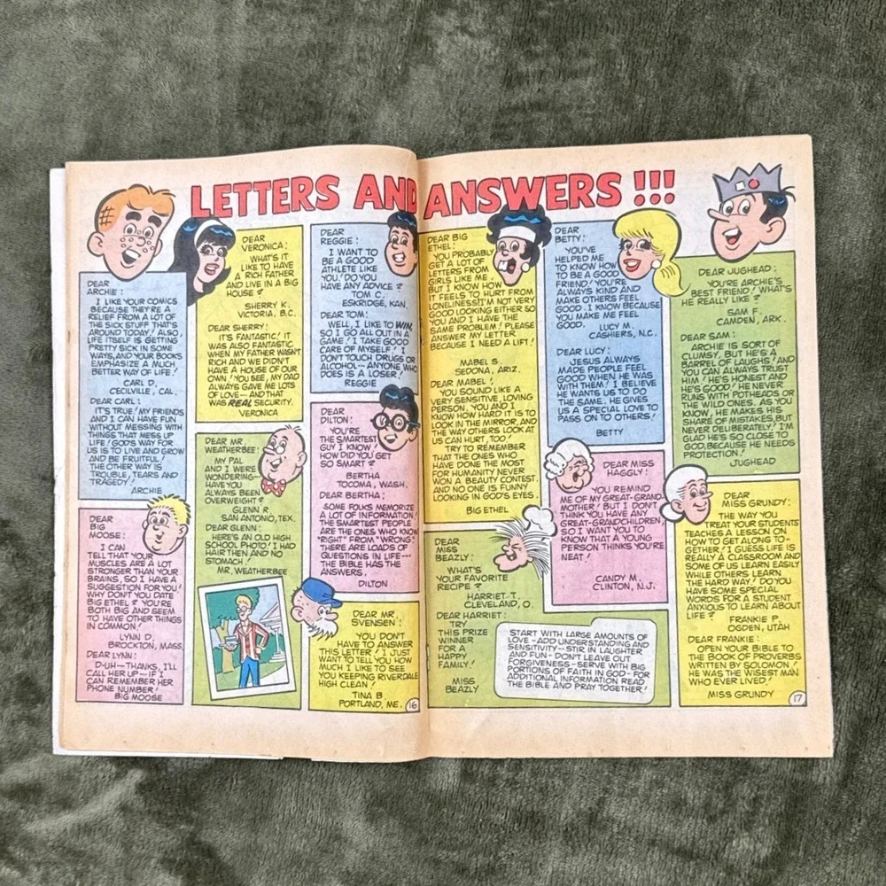 Barbour Christian Comics archie circus