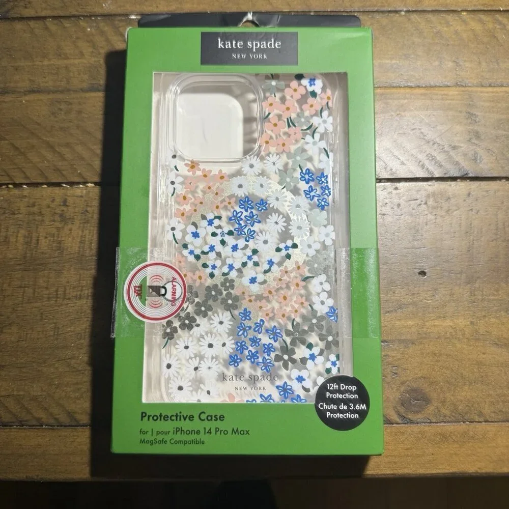 Kate Spade New York Apple iPhone 14 Pro Max Case with MagSafe Floral Design New
