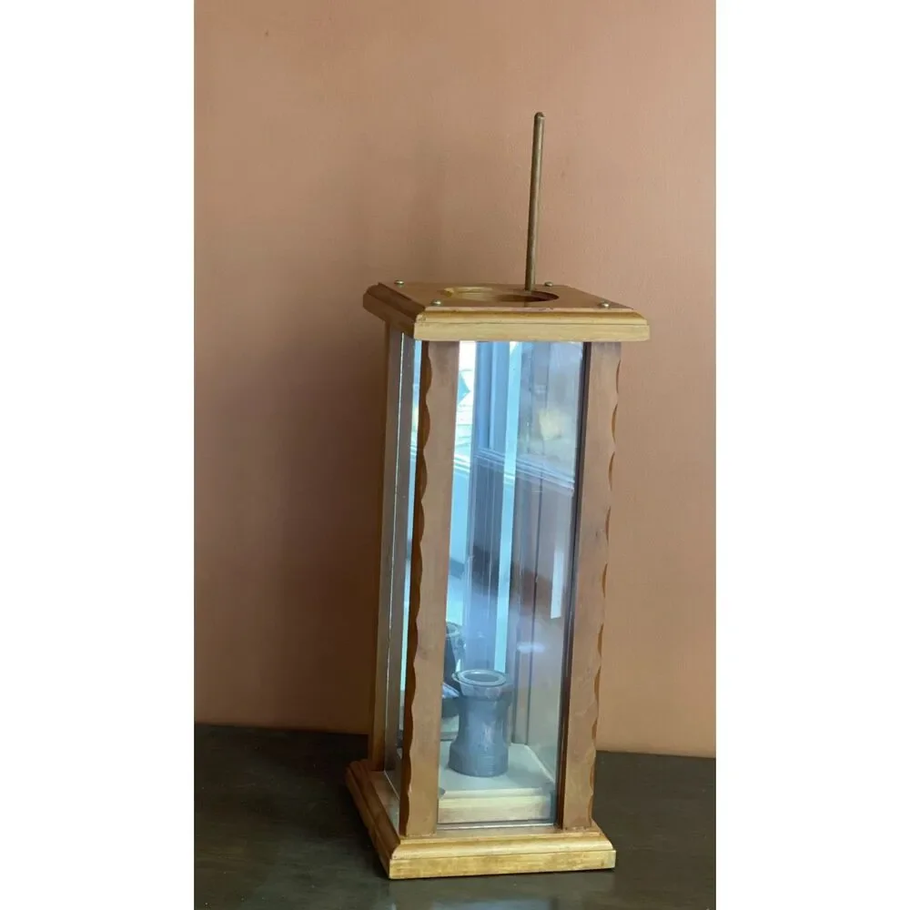 Mission Lantern vintage wooden