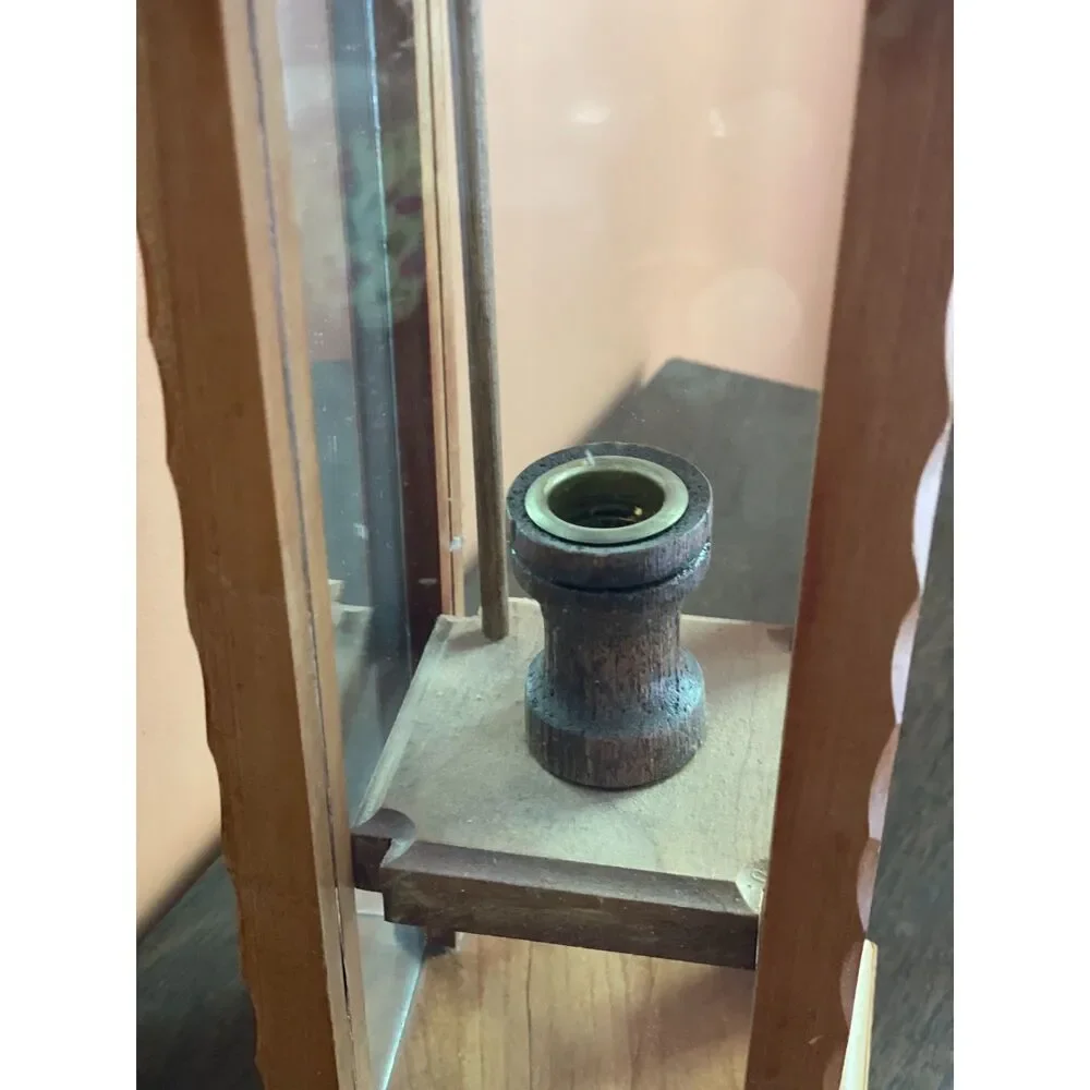Mission Lantern vintage wooden
