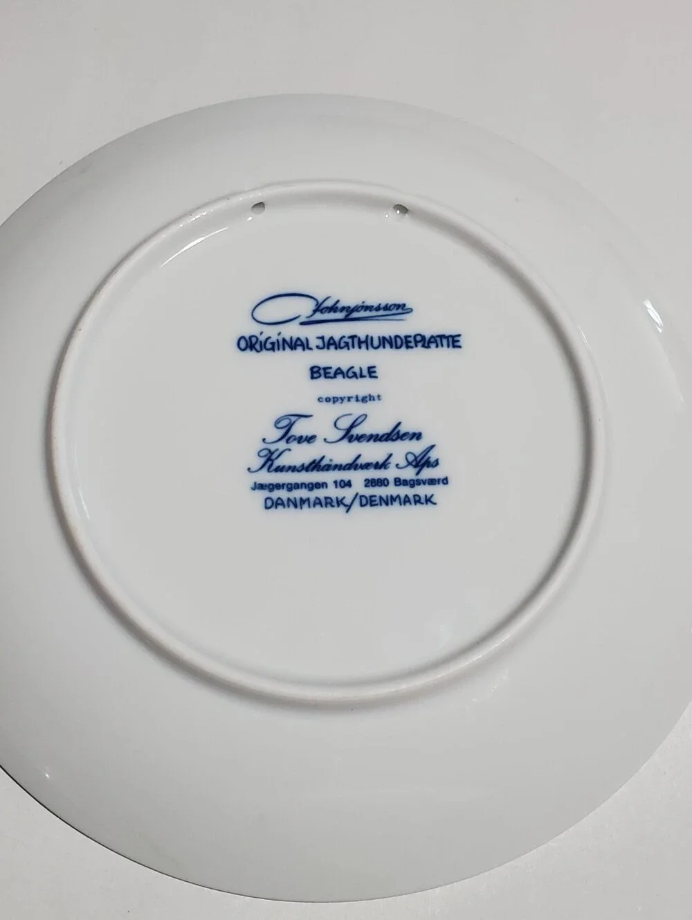 tove svendsen porcelain plate