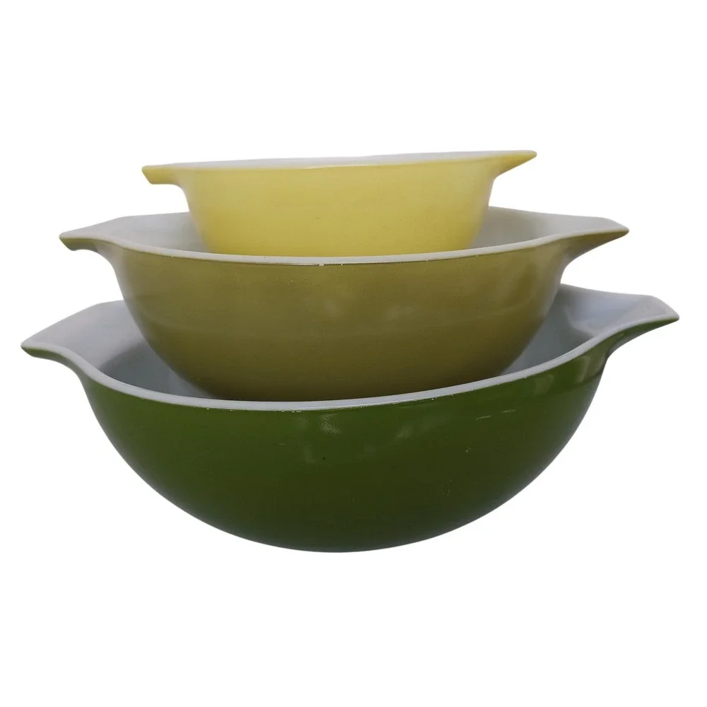 Pyrex verde nesting