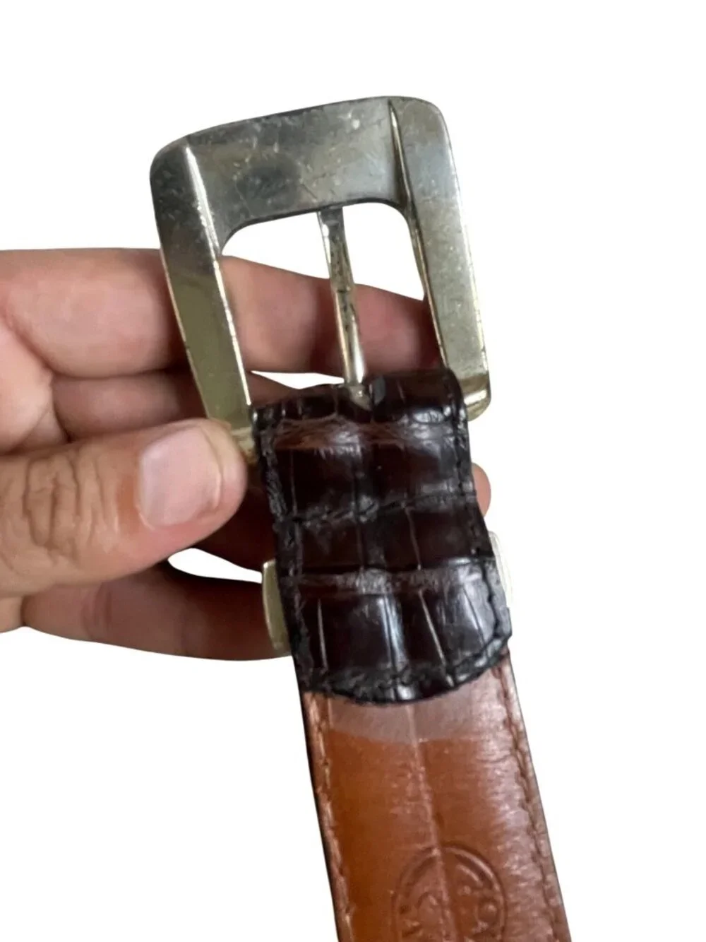 Johnston & Murphy elegant crocodile