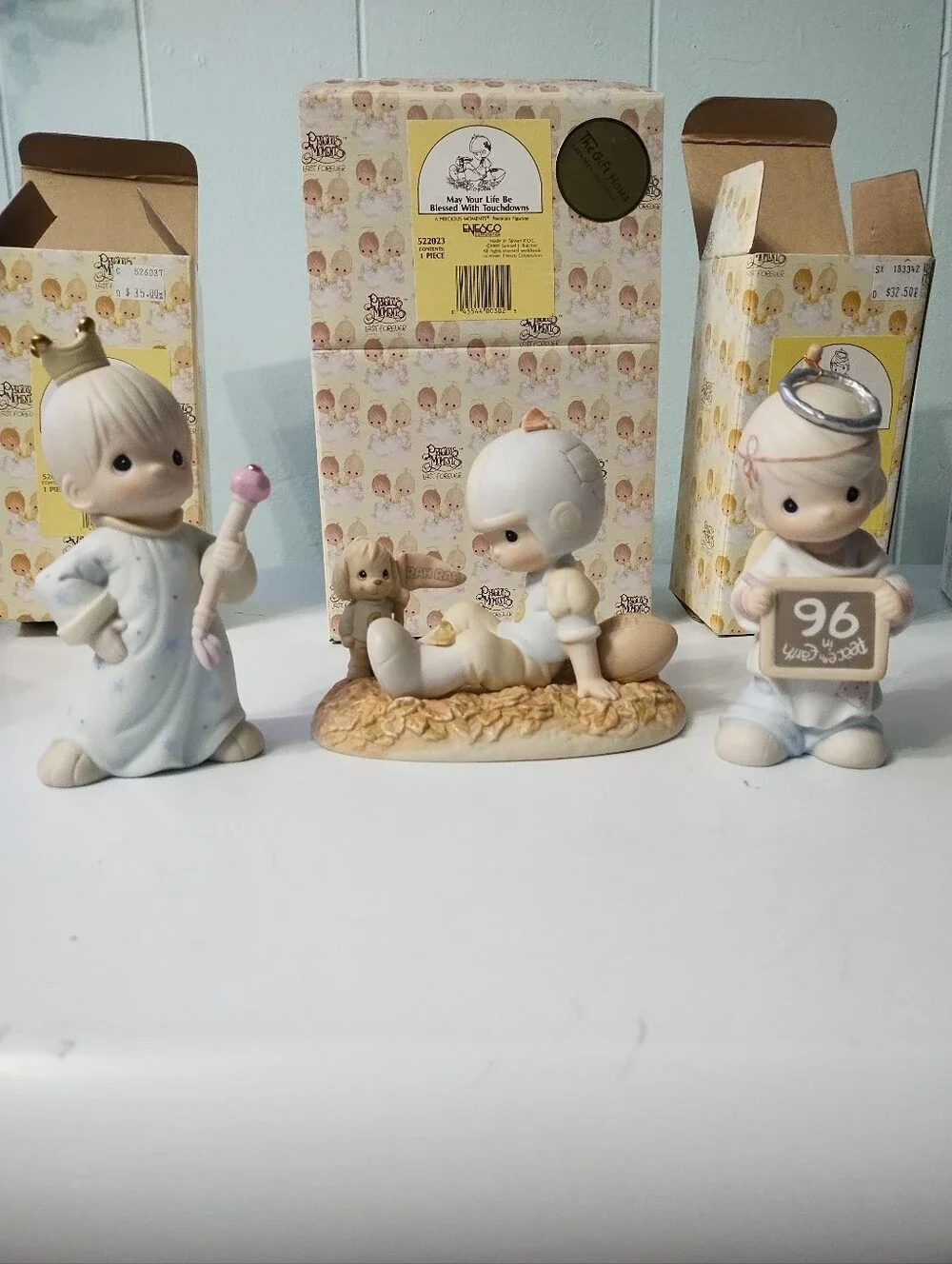 1990's Precious Moments Figurines # 526037 & #522023 & #183342