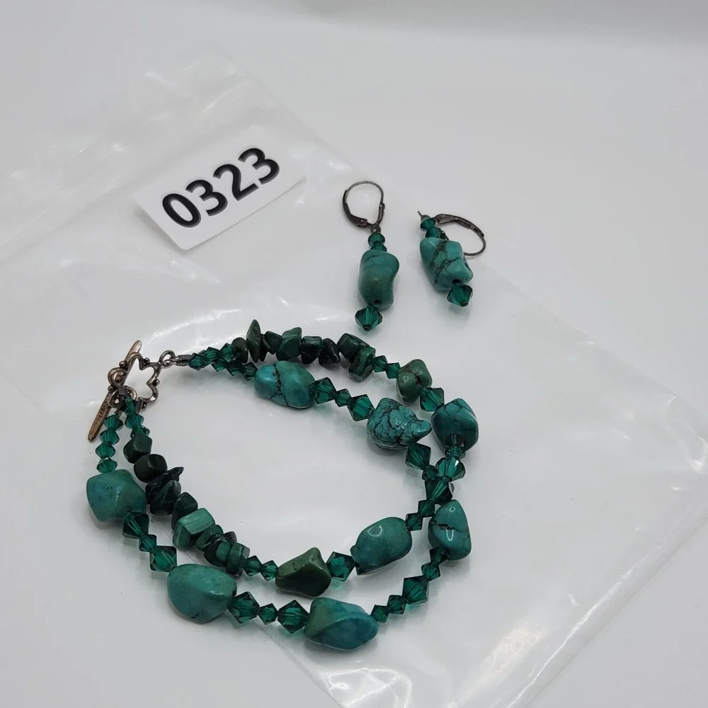 N/A boho turquoise