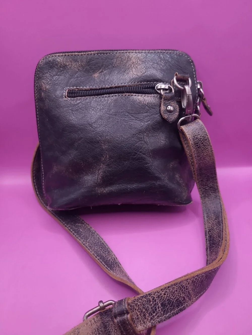 Bed|Stu Ventura Black Hand Washed Handbag Bed Stu Read Description