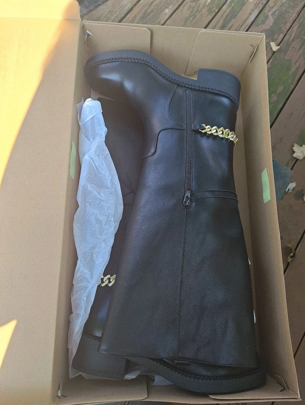 a new day black boots