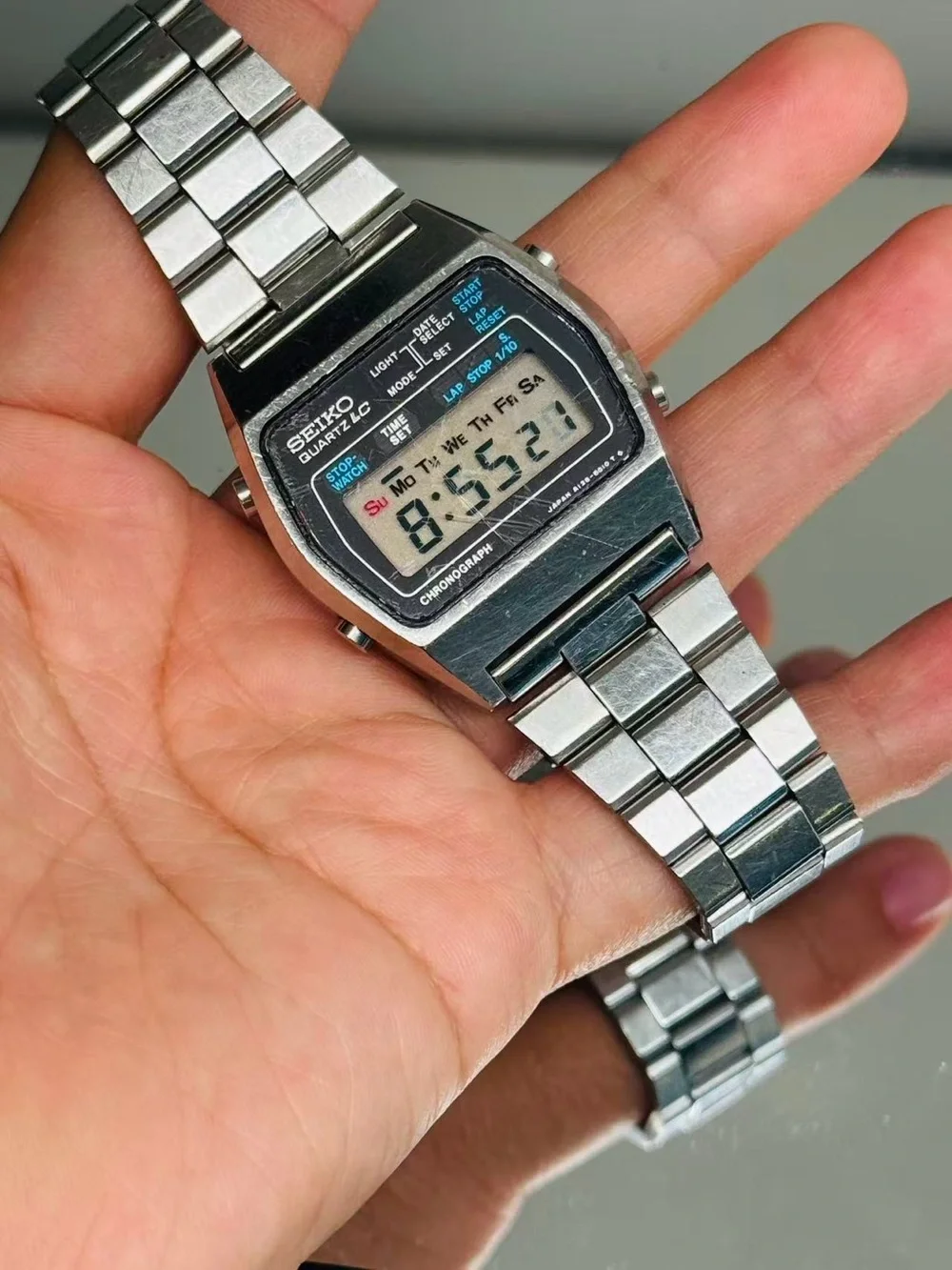 Seiko watch running