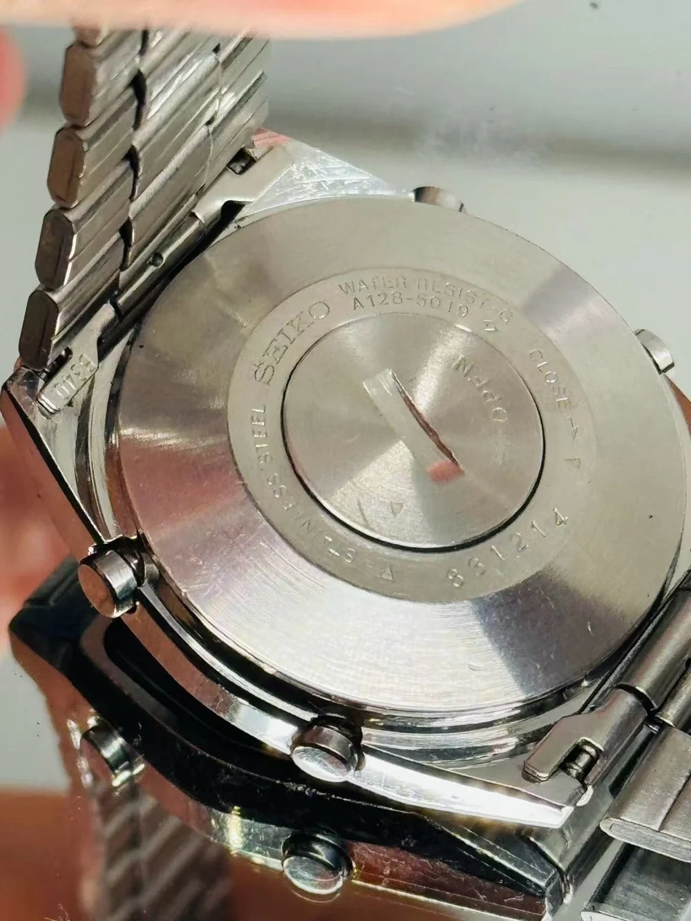 Seiko watch running