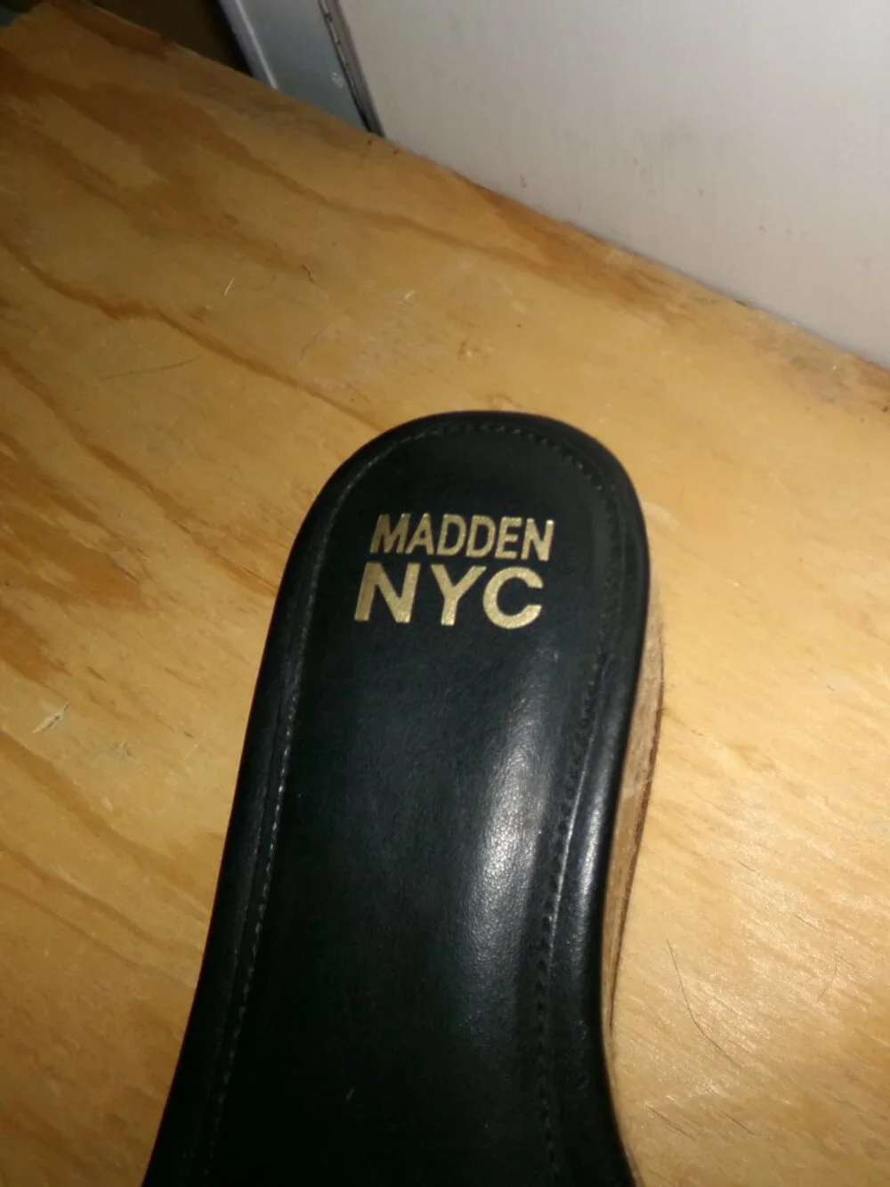 Madden Nyc black espadrille