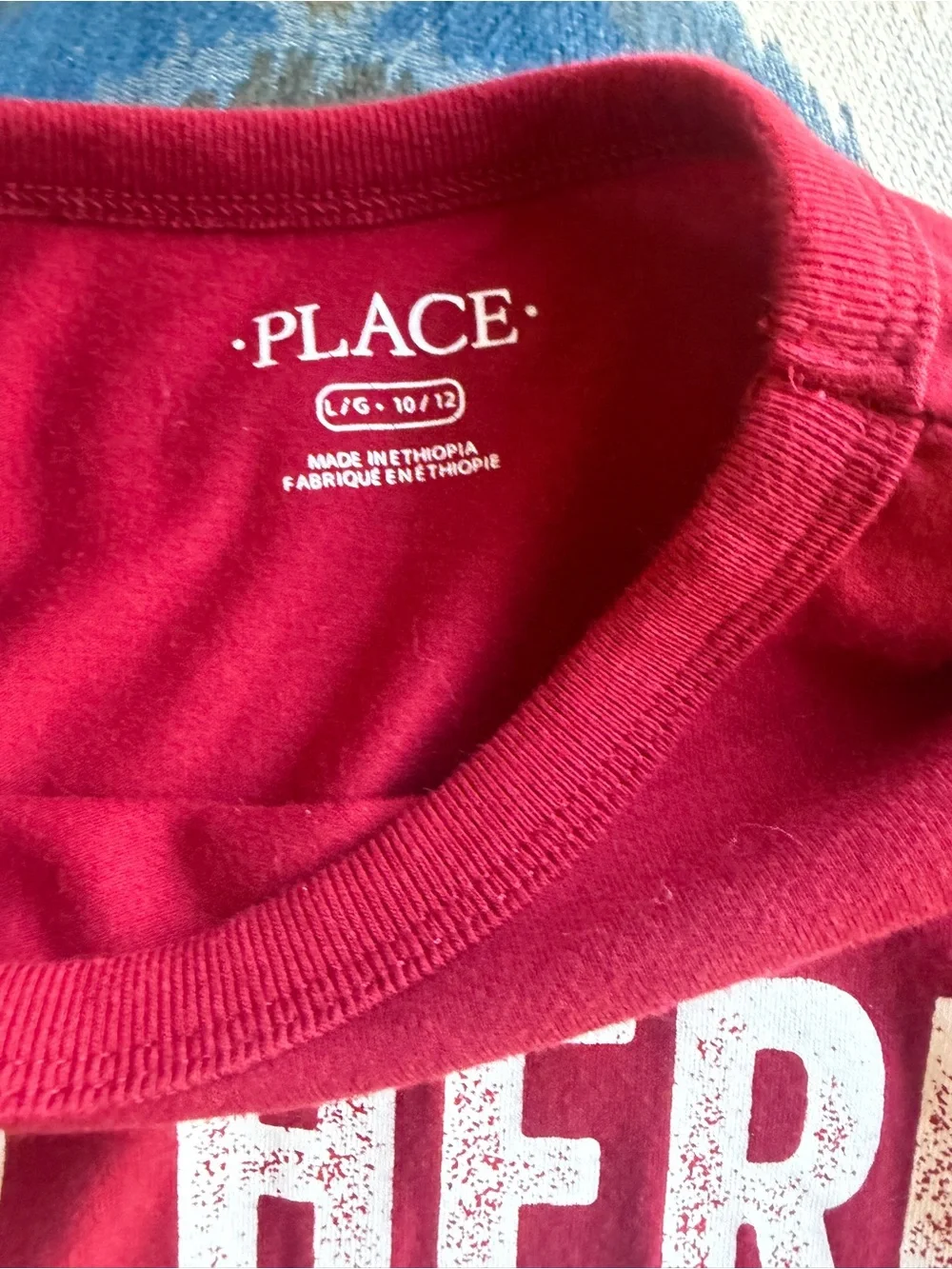 The Childrens Place place red
