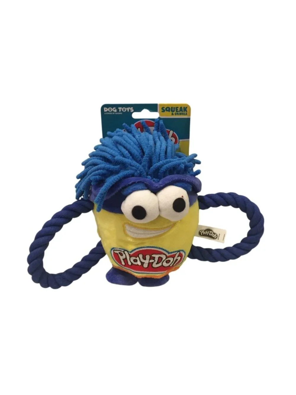 PLAY-DOH Character Squeak Crinkle Rope Handle Plush 6