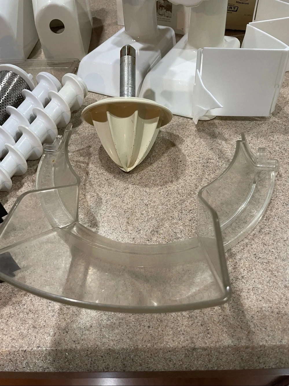 KitchenAid attachment rust white