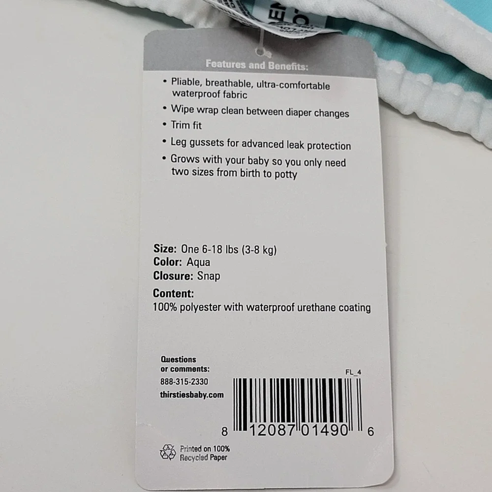 Thirsties new tags