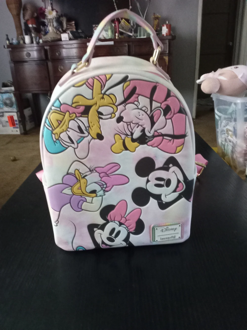 Disney x Loungefly Pastel Minnie & Friends Kids Backpack - Pink
