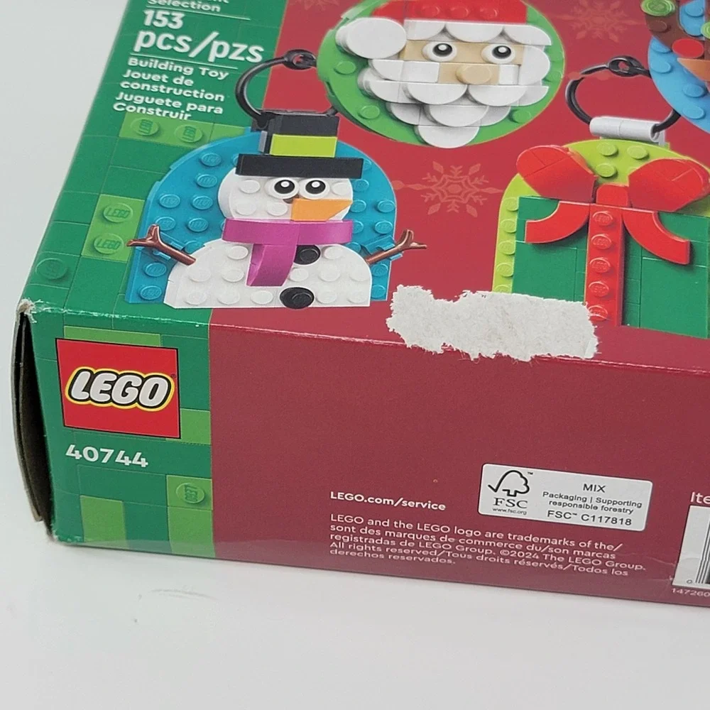 Lego christmas ornament
